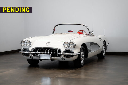 1958 Chevrolet Corvette 1958 White 1958 Chevrolet Corvette 1958 White