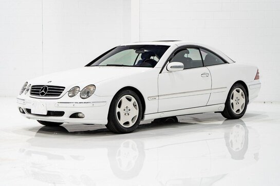 2001 Mercedes-Benz CL600 2001 White 2001 Mercedes-Benz CL600 2001 White